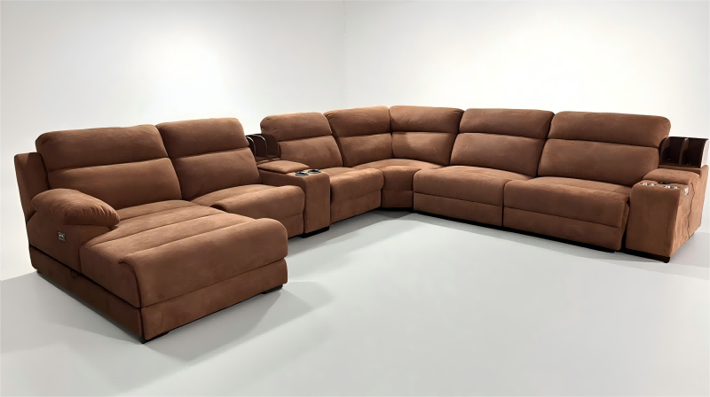 Your living room, your rules: Custom-made L-shaped functional sofa