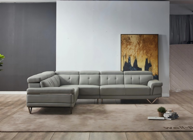 High-grade leather comfortable living room sofa