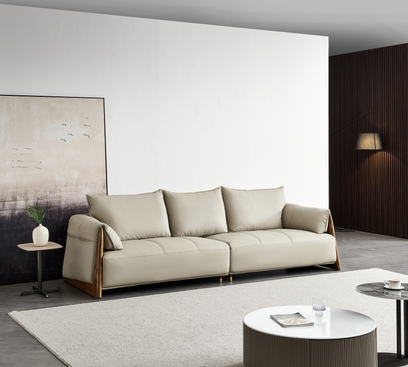 High grade leather comfortable sofa