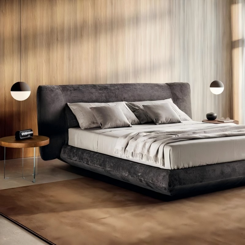 Minimalist floating bed